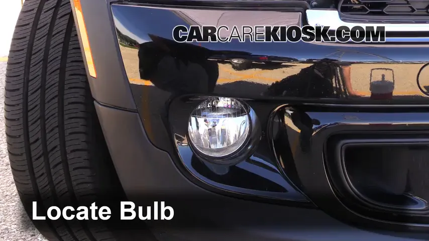 2012 Mini Cooper S 1.6L 4 Cyl. Turbo Hatchback Éclairage Feu antibrouillard (remplacer l'ampoule)